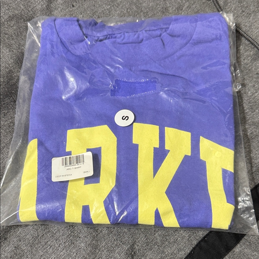 Vibrant Purple and Yellow Graphic Tee